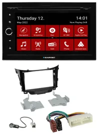 Blaupunkt MP3 DVD Bluetooth DAB 2DIN USB Autoradio für Hyundai I30 (ab 2017)