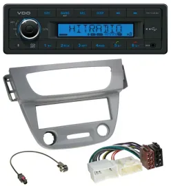 Автомагнитола VDO для Renault Megane 3 (2012–2014) Bluetooth, USB, AUX, MP3, серый