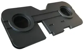 Atrend A202-10V Empty Dual 10" Vented Shallow Truck Enclosure