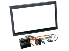 Einbauset Doppel DIN Autoradio für Citroen C3 C2 Berlingo Jumpy schwarz