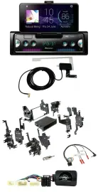 Pioneer DAB Bluetooth Lenkrad USB Autoradio für Toyota Yaris 2007-2012