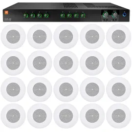 Потолочная акустика JBL CSS8008 White с усилителем (20 штук)