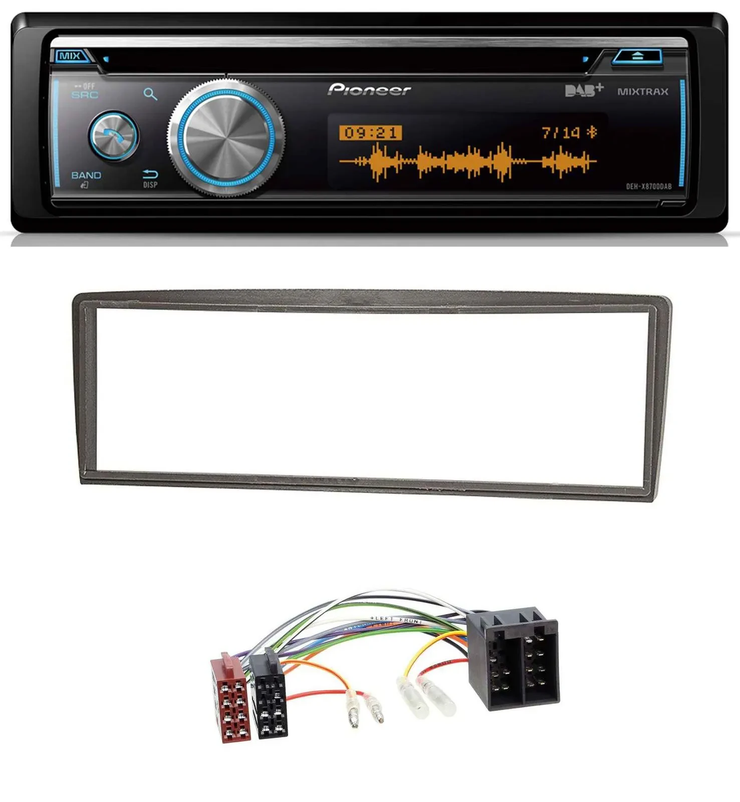 Pioneer MP3 DAB USB CD Bluetooth Autoradio für Alfa Romeo GTV (ab 2004)
