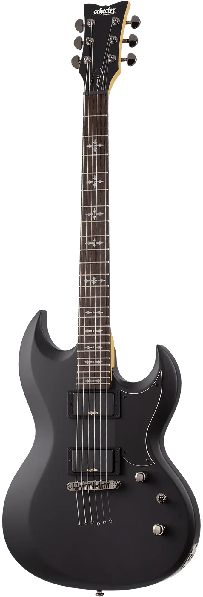Электрогитара Schecter Demon S-II Aged Black Satin