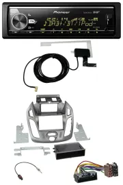 Pioneer Bluetooth DAB USB MP3 Autoradio für Ford Transit Connect mit Display 12-
