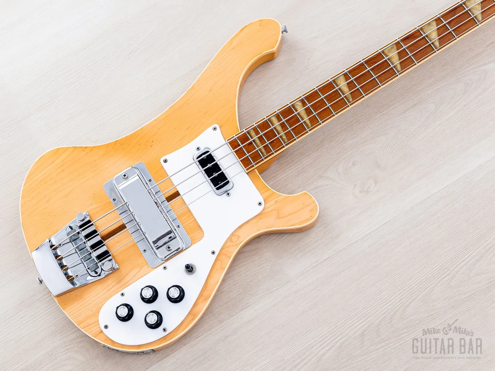 1979 Rickenbacker 4001 Vintage Neck Through Bass Mapleglo, 100% Original w/ Case