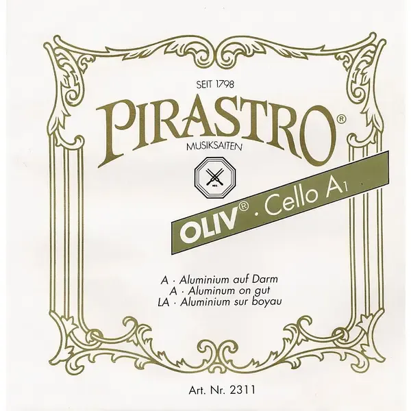 Струна для виолончели Pirastro Oliv Series Cello A String 4/4 Medium