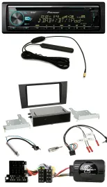 Pioneer CD MP3 Lenkrad DAB USB Autoradio für Audi A4 B5 1999-2001