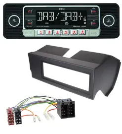 Dietz USB DAB MP3 Bluetooth Autoradio für Fiat Panda (bis 2002) - schwarz