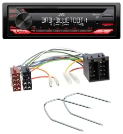 Автомагнитола JVC CD, DAB, USB, Bluetooth, MP3 для Seat Toledo I, Ibiza