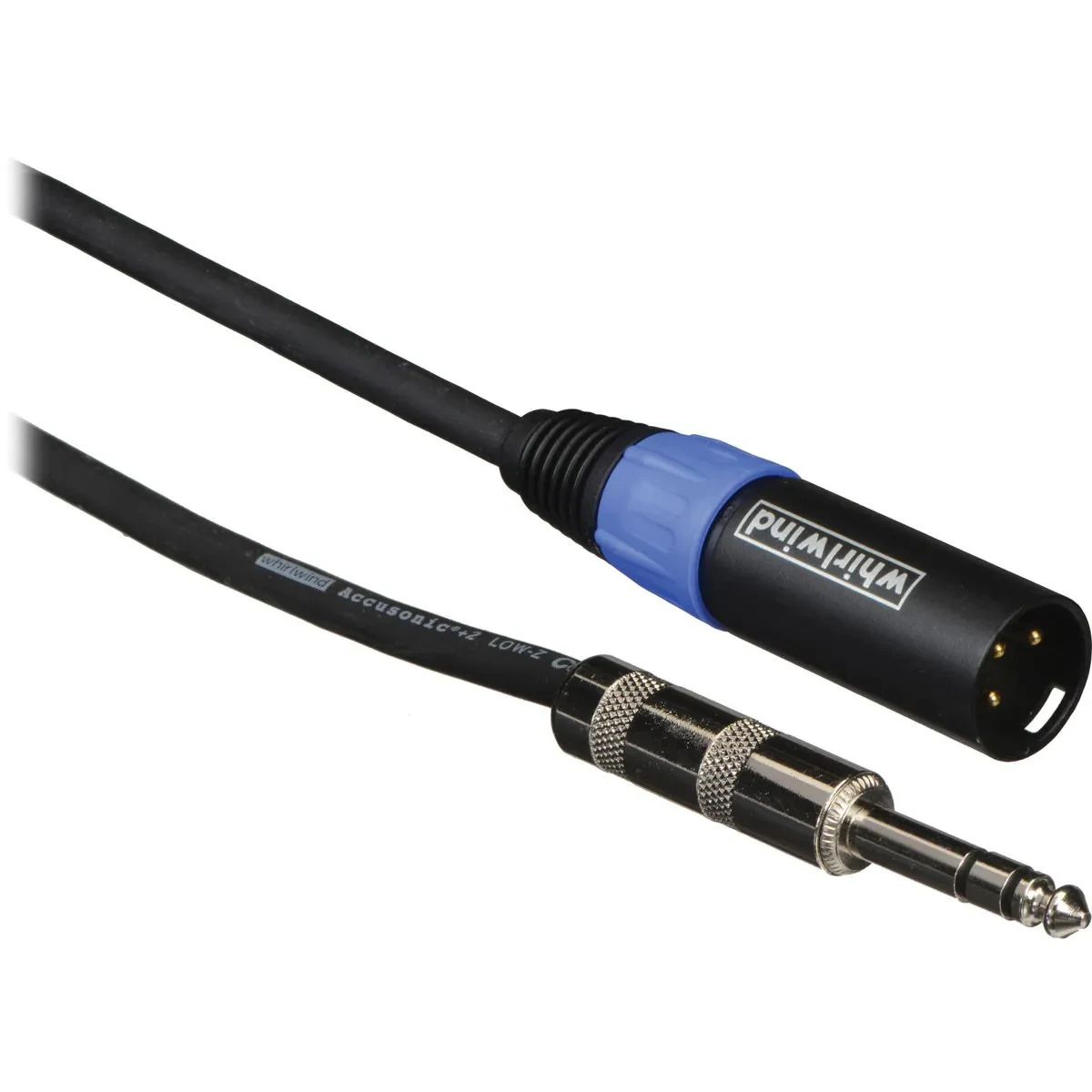 Whirlwind STM10 10' 3-Pin Male XLR to 1/4" Male TRS Balanced Cable