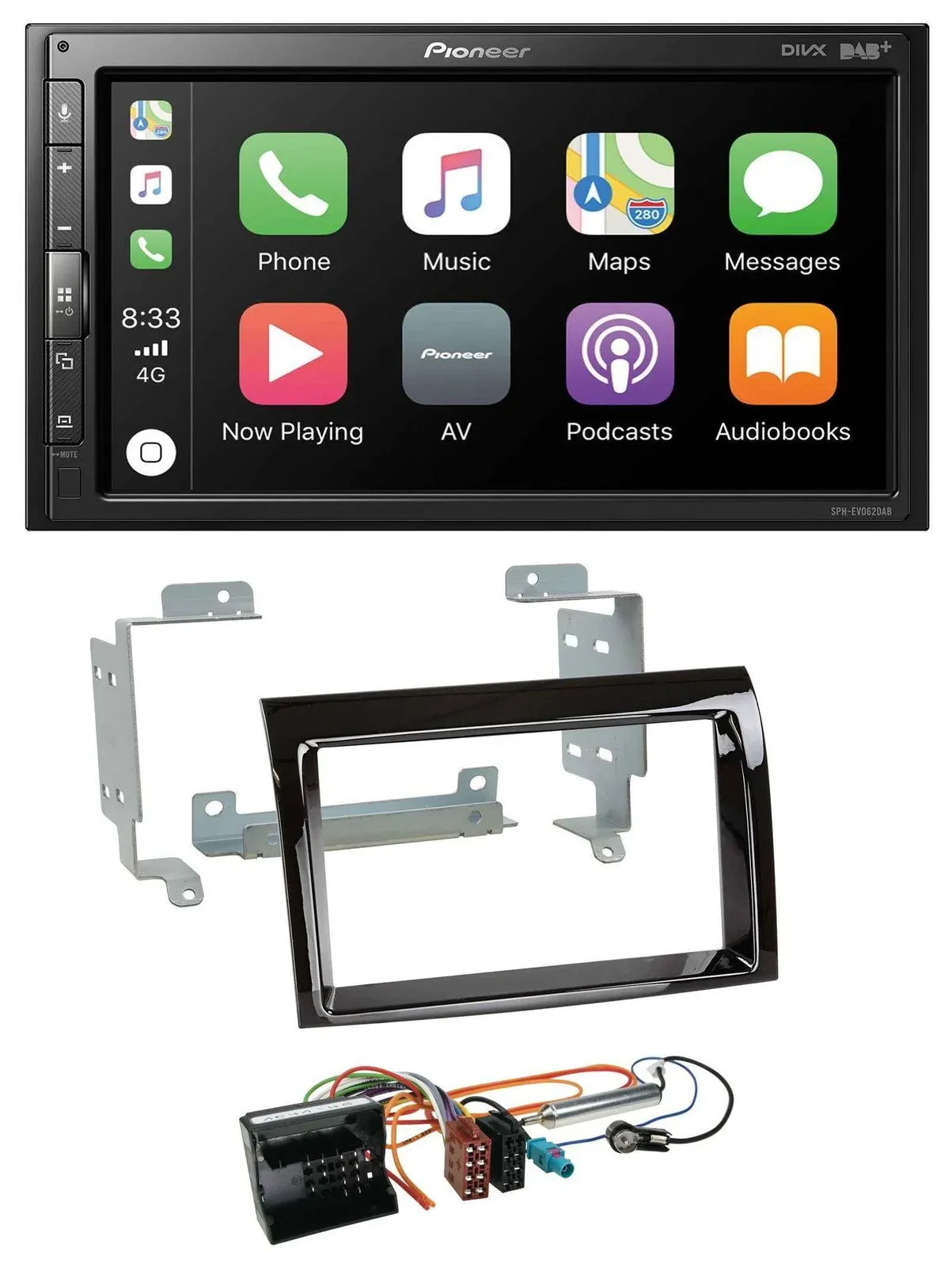 Автомагнитола для Citroen Jumper 2006–2011 Pioneer 2-DIN DAB Bluetooth USB MP3
