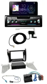 Автомагнитола Pioneer DAB, Bluetooth, MP3, USB для VW Polo (с 2014), черный глянец