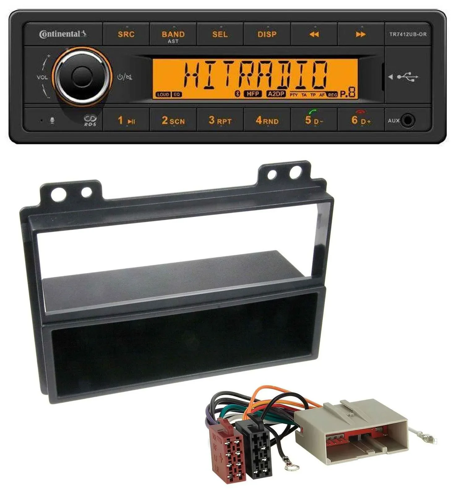 Continental MP3 Bluetooth AUX USB Autoradio für Ford Fiesta 03-05 Fusion 02-05
