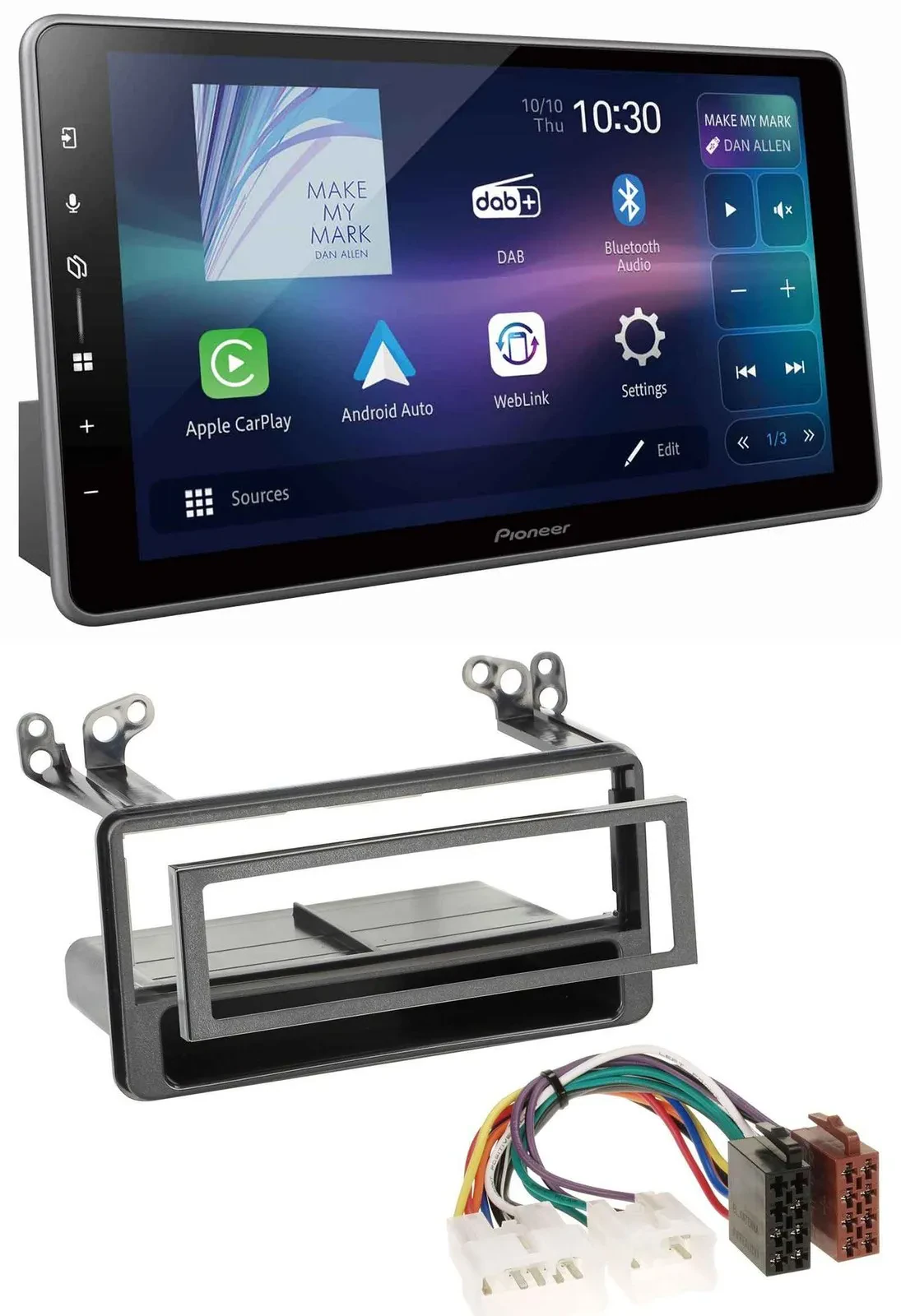 Автомагнитола Pioneer Bluetooth, USB, DAB, MP3 для Toyota Avensis, Verso, Celica