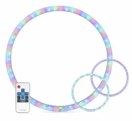 Belva BSA10LED 10 inch LED Light Car Subwoofer Ring Remote