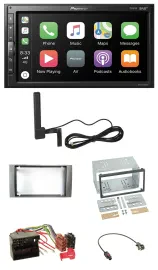Автомагнитола Pioneer 2 DIN, Bluetooth, DAB, USB, MP3 для Ford Kuga/Fusion/Transit (2005–2012)