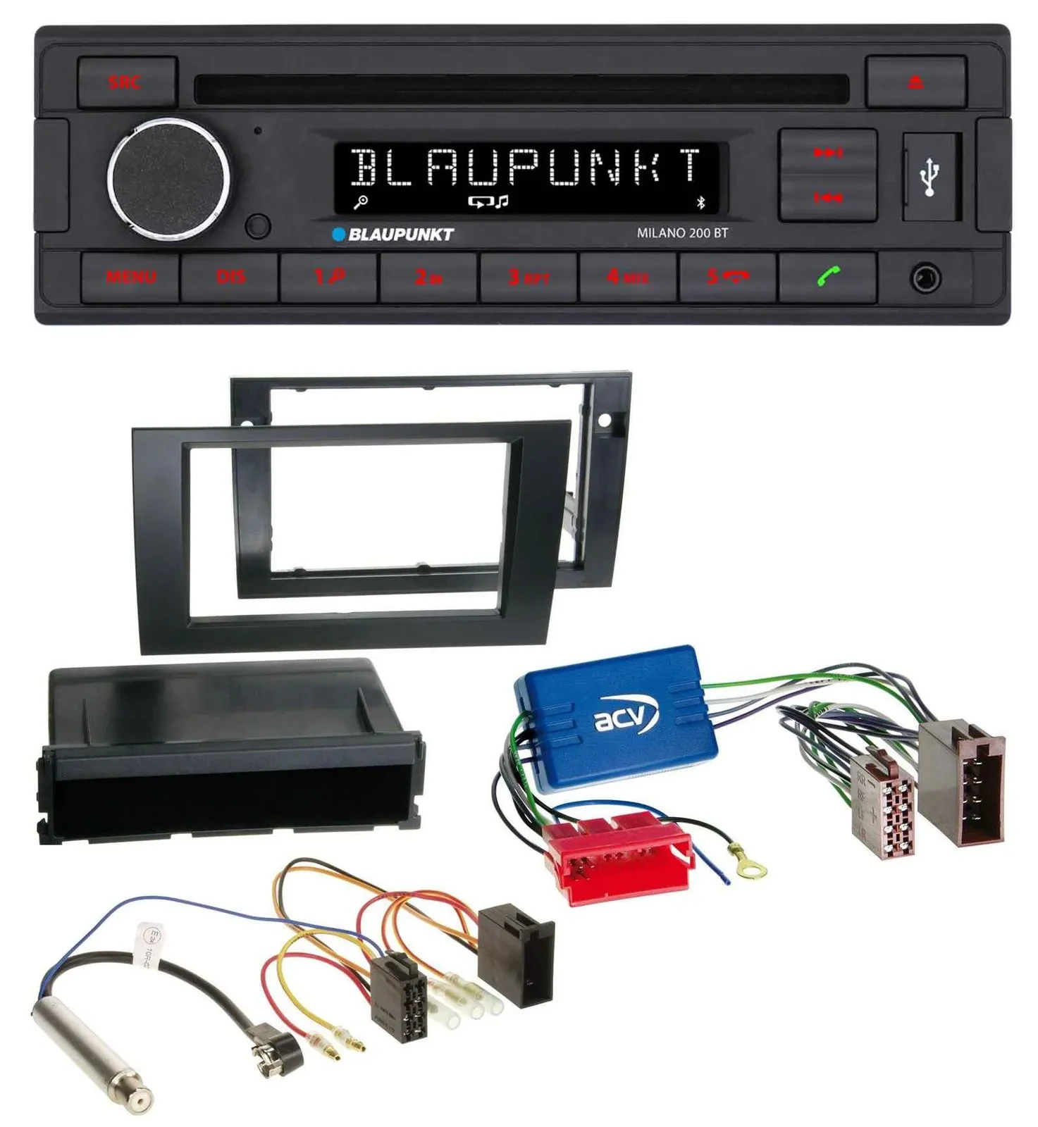 Blaupunkt MP3 USB CD Bluetooth AUX Autoradio für Audi A4 B6 B7 01-08 Symphony Ak