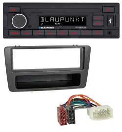 Blaupunkt MP3 AUX USB 1DIN Autoradio für Honda Civic 01-03 man. Klima anthrazit