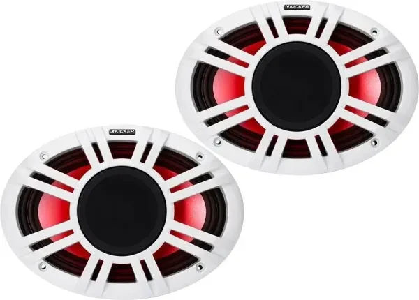 Kicker 48KMXL694 300W RMS 6x9" 2-way Coaxial Marine Speakers