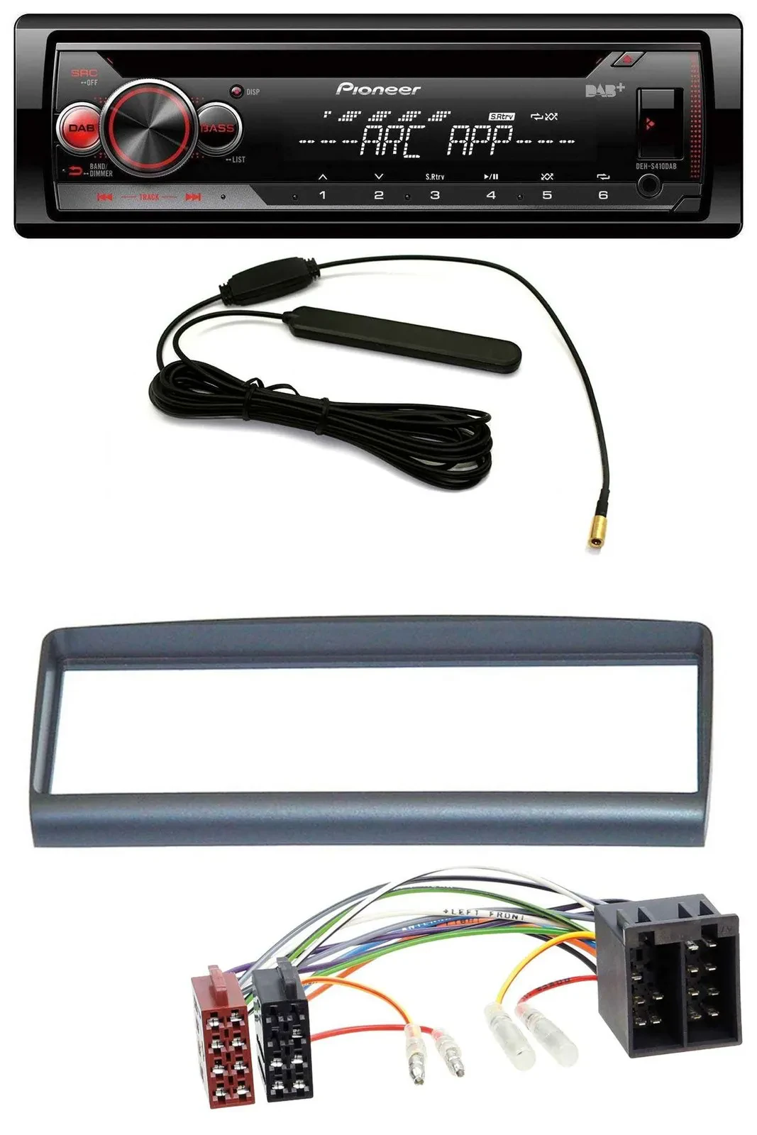 Pioneer CD USB AUX DAB MP3 Autoradio für Alfa Romeo Spider GTV 1994-2005