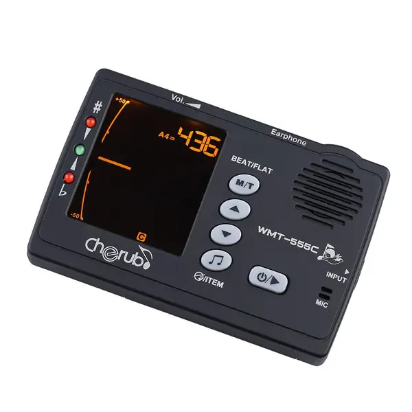 Тюнер компактный Cherub WMT-555C с метрономом