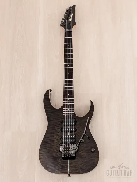 Электрогитара Ibanez RG4570Z J Craft Prestige HSH Himalayan Black w/case Japan 2009