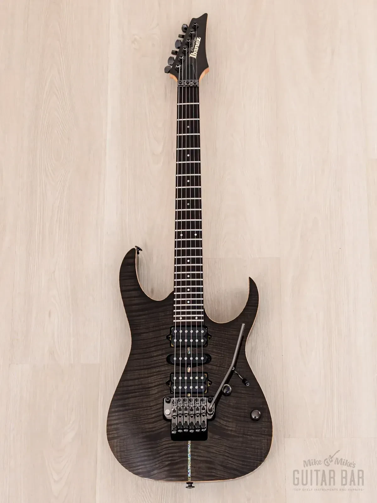 Электрогитара Ibanez RG4570Z J Craft Prestige HSH Himalayan Black w/case Japan 2009