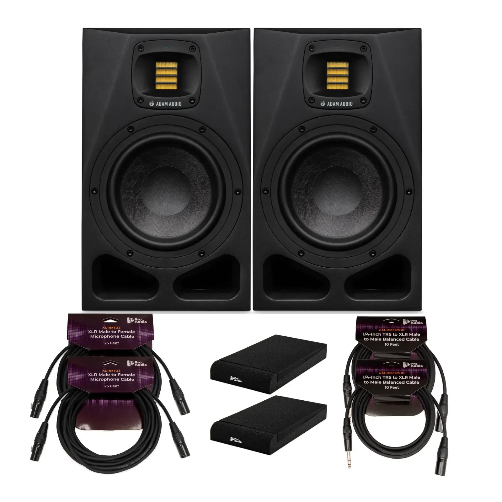 Активный студийный монитор ADAM Audio A7V Black с аксессуарами (пара)