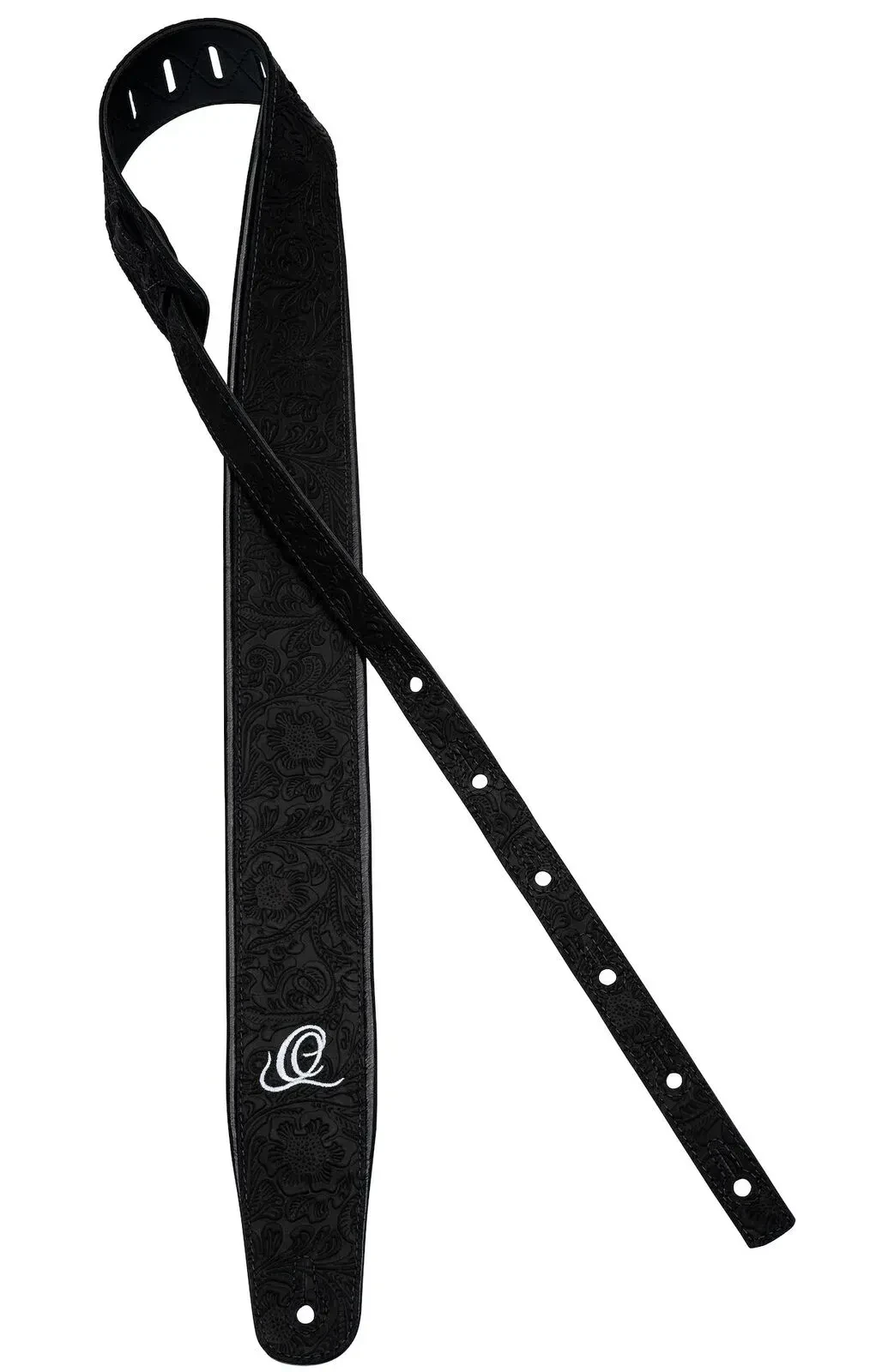 Ремень для гитары Ortega OSBY-1 Leather Byzantine Black