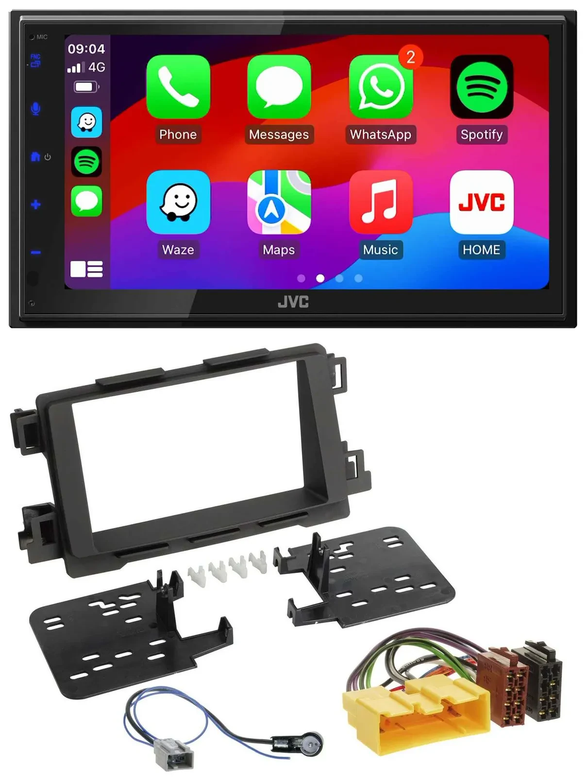 JVC Bluetooth 2DIN MP3 DAB USB Autoradio für Mazda 6 2013 2015 CX-5 ab 2012 schw