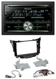 Pioneer Bluetooth MP3 DAB 2DIN USB CD Autoradio für Hyundai i30 ab 2012 AUX USB