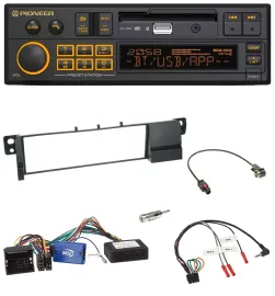 Pioneer DAB Lenkrad USB Bluetooth Autoradio für BMW 3er E46 01-07 schwarz