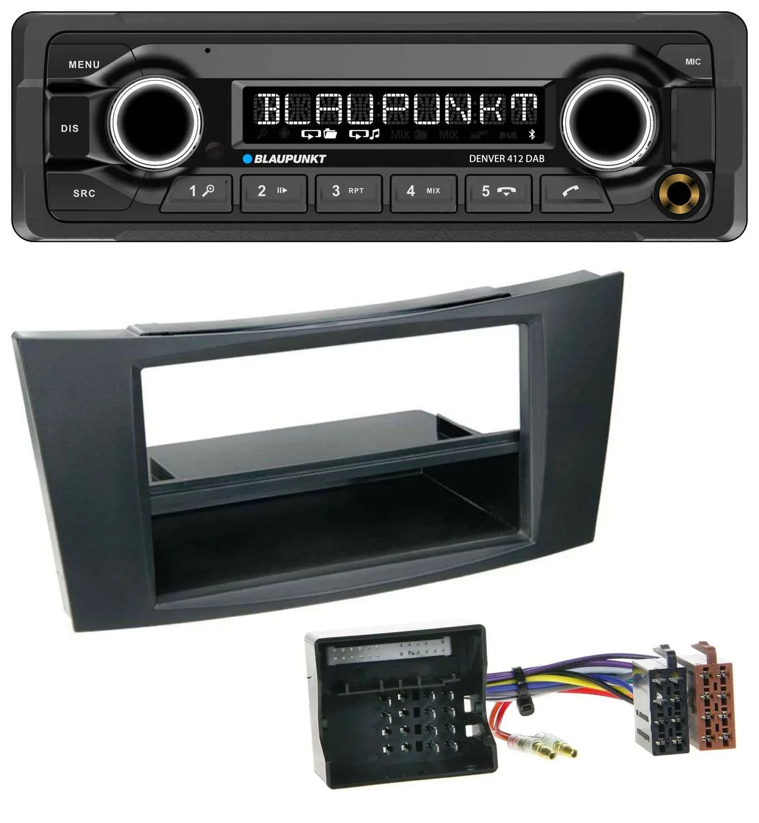 Blaupunkt Bluetooth DAB MP3 USB Autoradio für Mercedes CLS E-Klasse W211 02-09 R