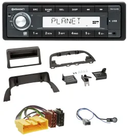 Continental USB MP3 AUX 1DIN Autoradio für Mazda 3 (2013-2019)