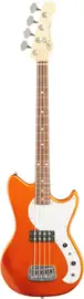 Бас-гитара G&L Fullerton Deluxe Fallout Shortscale Tangerine Metallic