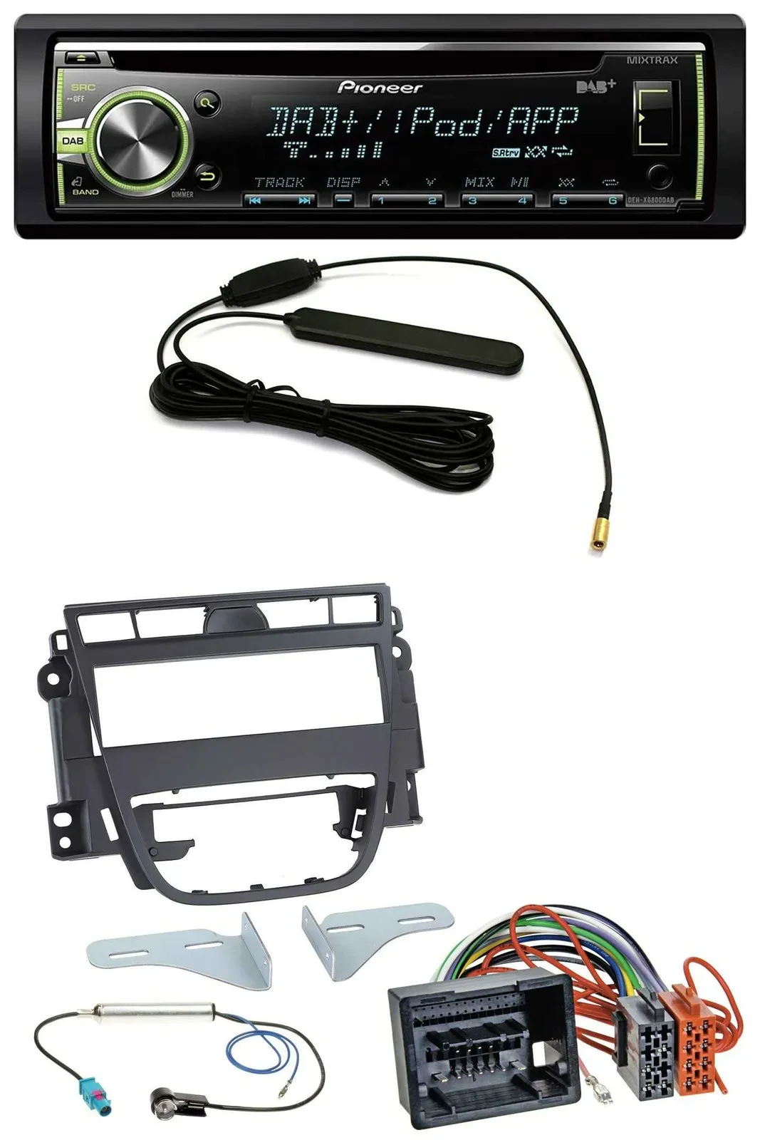 Pioneer MP3 USB CD DAB AUX Autoradio für Opel Meriva B (ab 2010)