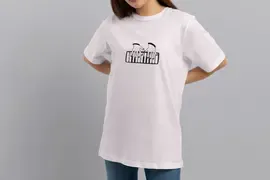 Футболка Popmerch WWL85 "Play Piano" белая, женская, размер L