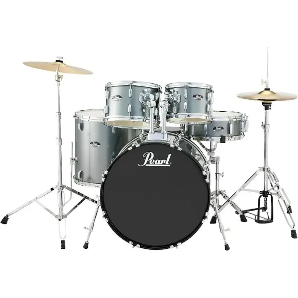 Pearl Roadshow 5-Piece New Fusion Drum Set Charcoal Metallic