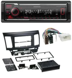 Kenwood MP3 Bluetooth USB DAB Autoradio für Mitsubishi Evo Lancer (ab 2008)