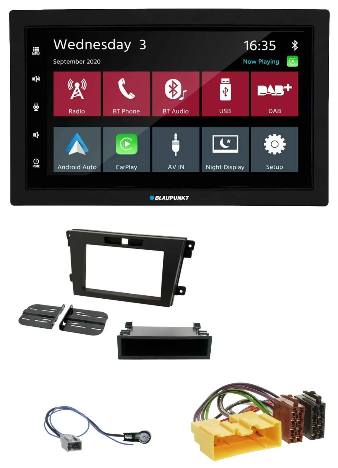 Blaupunkt DAB Bluetooth USB MP3 2DIN Autoradio für Mazda CX-7 (2008-2010)