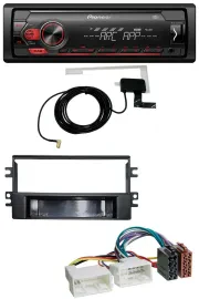 Автомагнитола Pioneer 1DIN, USB, DAB, MP3, AUX для Kia Carens (с 2007)