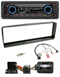 Blaupunkt MP3 Bluetooth USB Lenkrad Autoradio für Alfa Romeo 156 00-01 schwarz