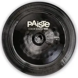 Тарелка барабанная Paiste 14" Color Sound 900 Black China (пара)