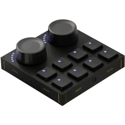MIDI-контроллер для DAW Intech Studio TEK2 MK3 Mechanical 2 джог-колеса, 8 механических переключателей, USB-C