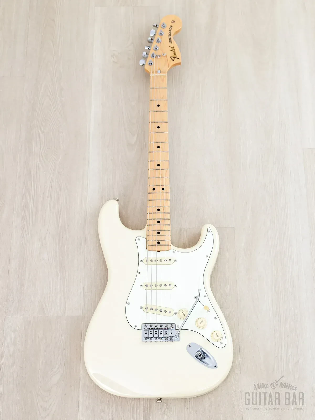 Электрогитара Fender Stratocaster 1972 Vintage Reissue ST72 SSS Olympic White w/gigbag Japan 2009
