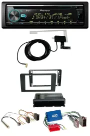 Pioneer MP3 AUX CD USB DAB Autoradio für Audi A3 03-06 8P Symphony Aktivsystem M