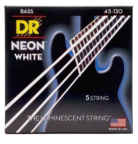 Струны для бас-гитары DR Strings HI-DEF NEON DR NWB5-130, 45 - 130