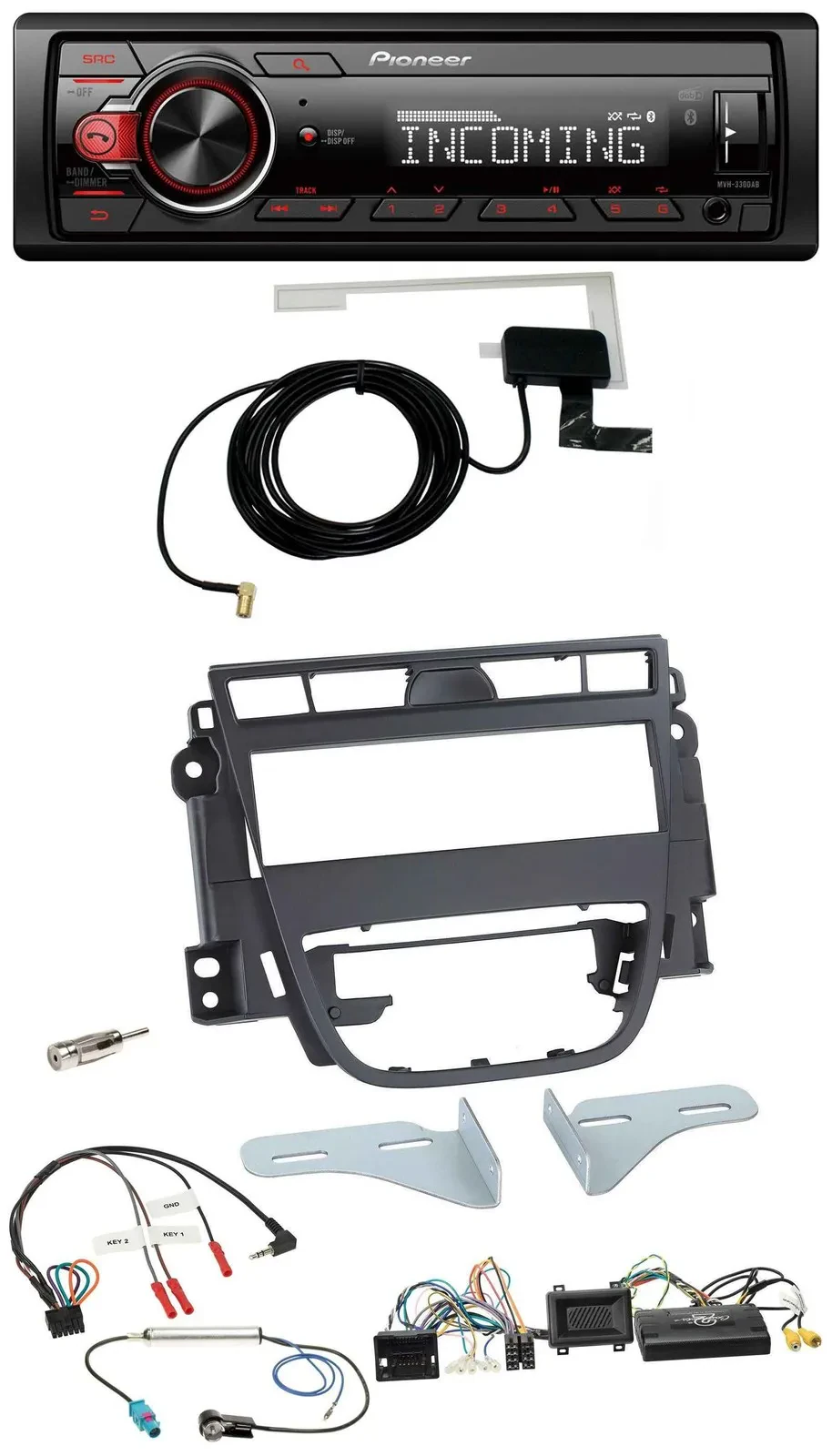 Автомагнитола для Opel Meriva B (с 2010) Pioneer DAB Bluetooth USB