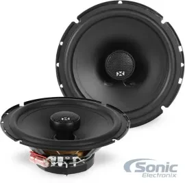 NVX NSP65 6.5" 2-Way N-Series Coaxial Car Speakers w/ 20mm Silk Dome Tweeters